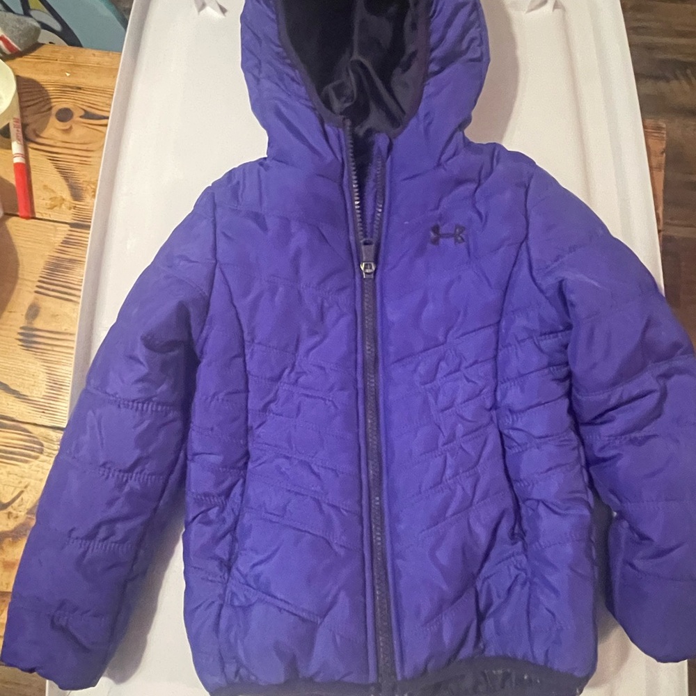 Under Armour Kids Blue Puffer Jacket